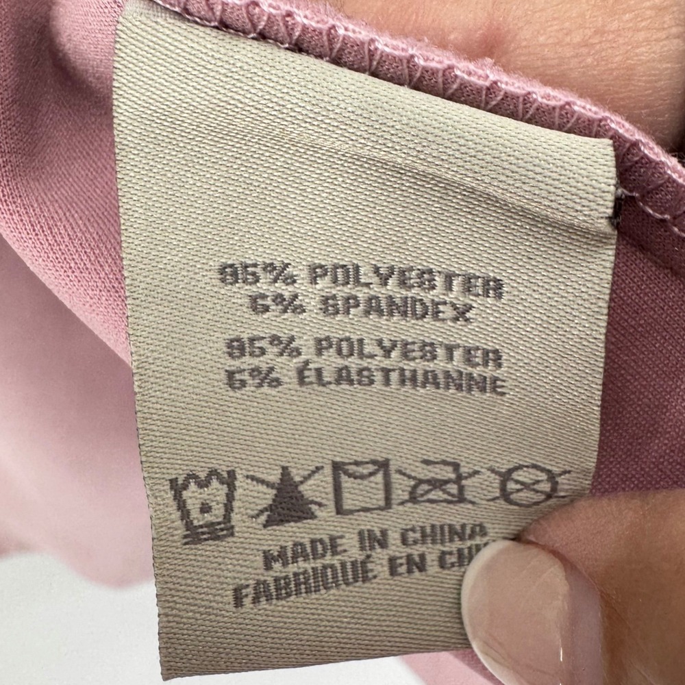 Charlie Paige Women Pink Faux Suede Grommet Open Front Coat Jacket Large - Picture 7 of 10